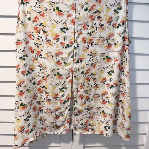 Alice Blue Moreno Lace Detail Top Floral Sleeveless Blouse White XL Career New - Picture 8 of 14